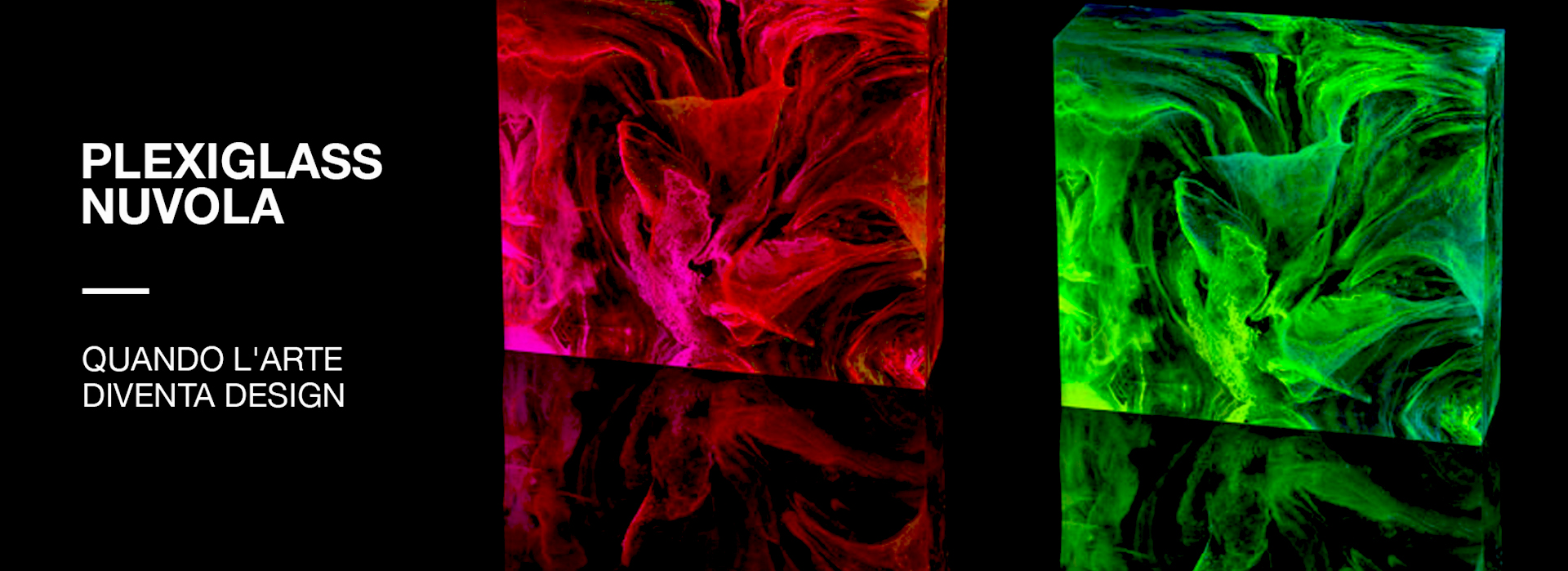 Metacrilato in blocco pieno massello e creazione di arredamenti colorati di lusso